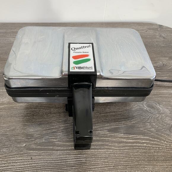 Villaware Model 3850 Quattro Pizzelle Baker Italian Cookie Maker Tested - Picture 1 of 10